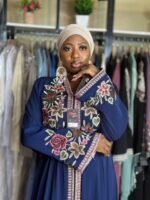 EGYPTIAN EMBROIDERY ABAYA 003 - Image 2