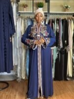 EGYPTIAN EMBROIDERY ABAYA 003 - Image 3