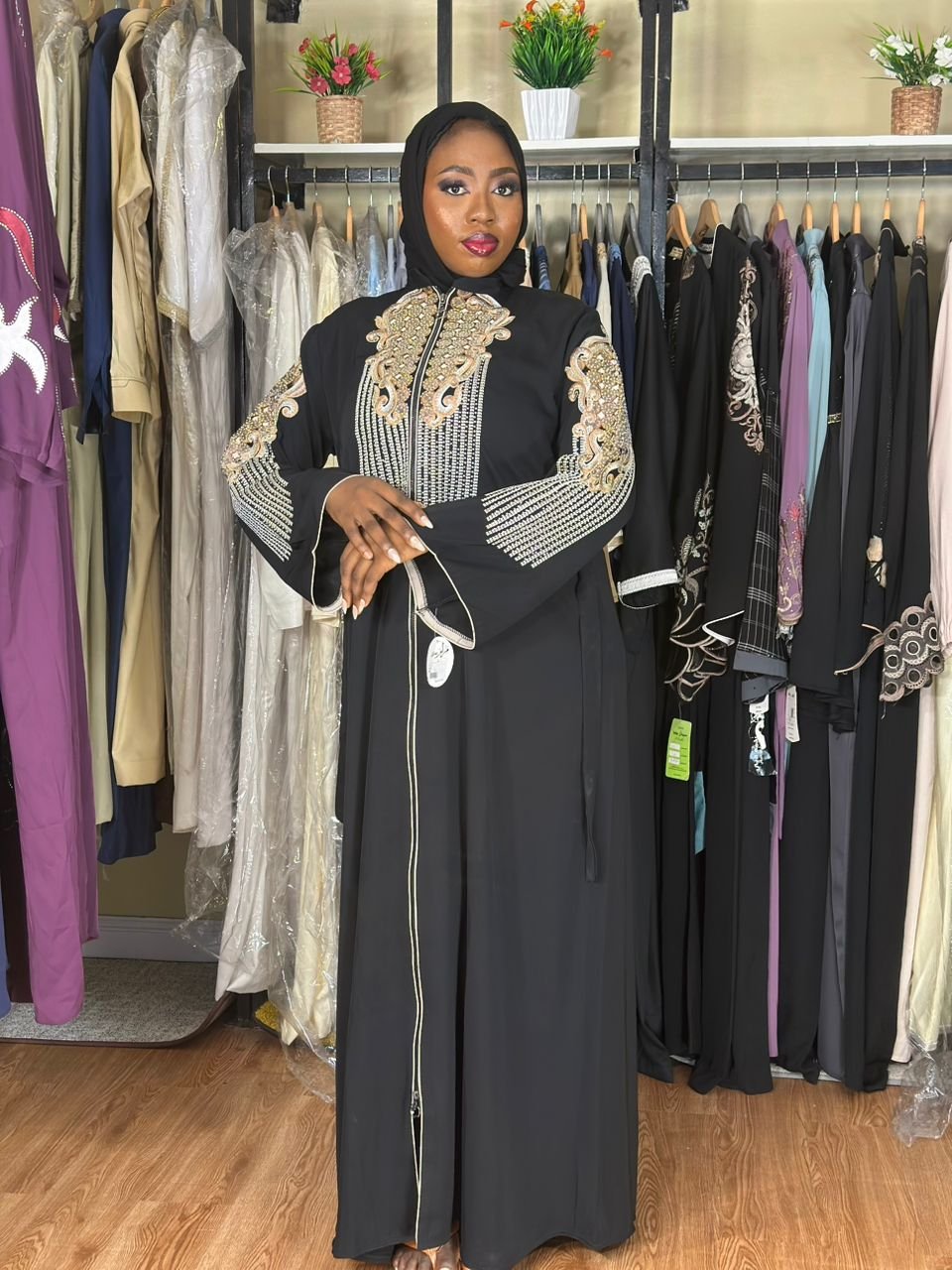 WhatsApp Image 2026-03-07 at 17.51.20 EGYPTIAN ABAYA 019 - Image 1